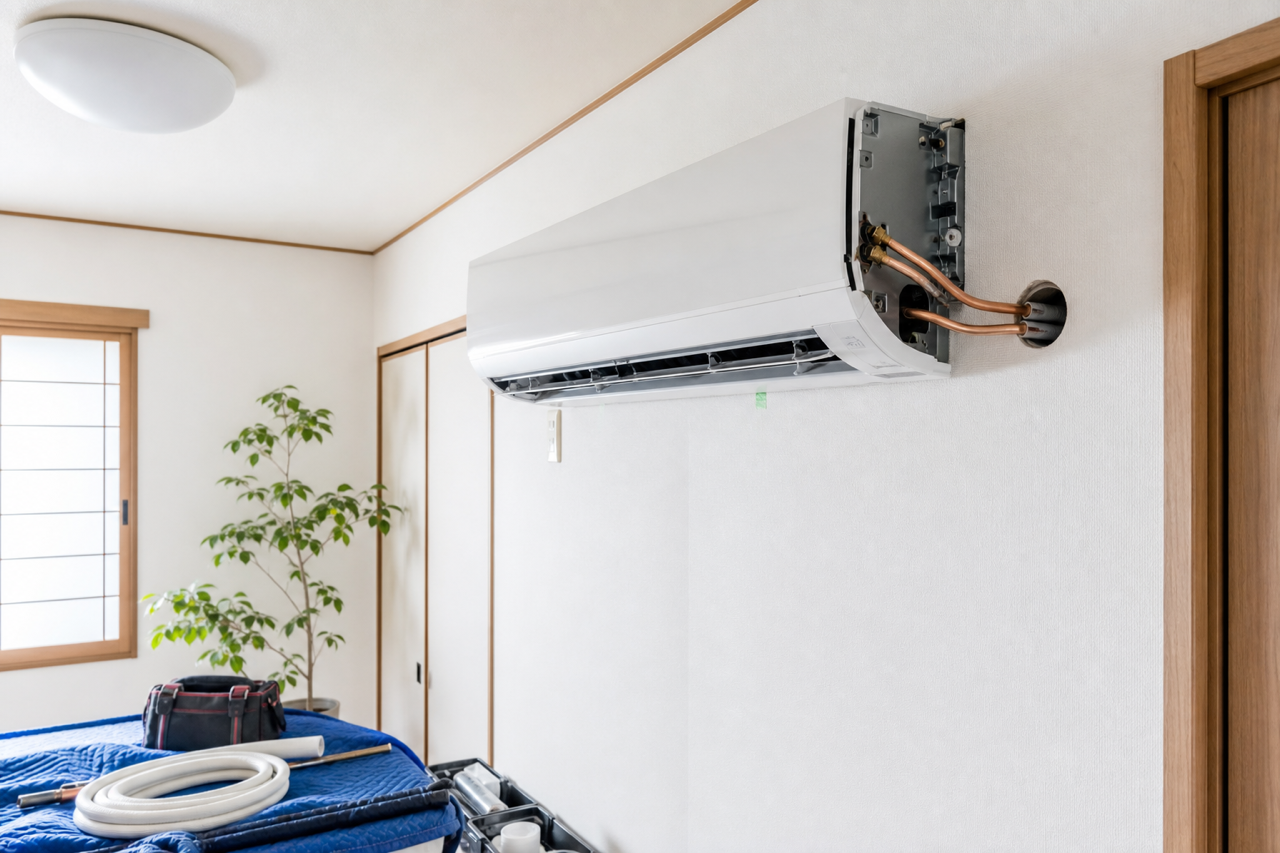 エアコン設置工事のイメージ